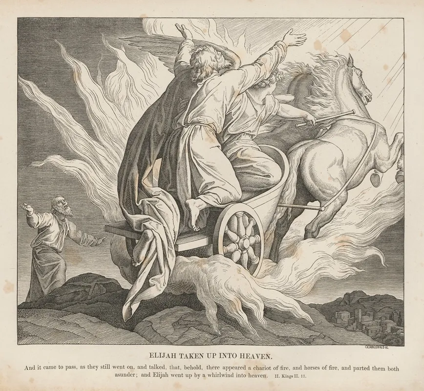 Elijah Taken Up Into Heaven