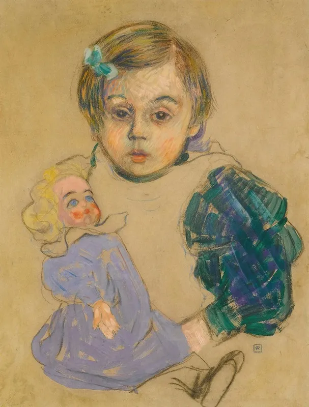 Elisabeth Van Rysselberghe by Theo van Rysselberghe - Canvas Print