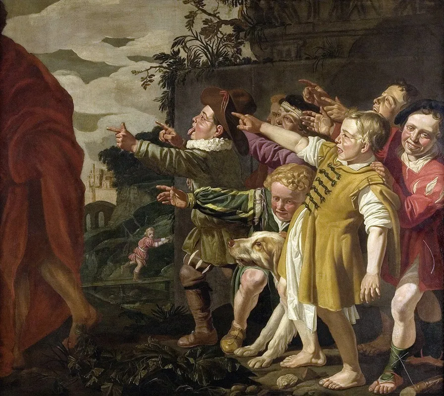 Elisha Mocked By Boys