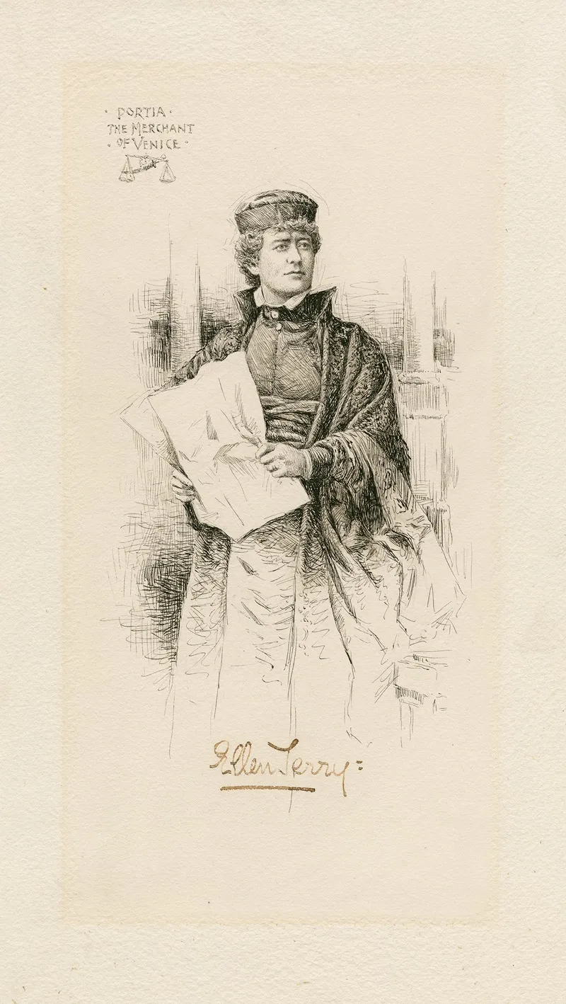 Ellen Terry As Portia The Merchant Of Venice