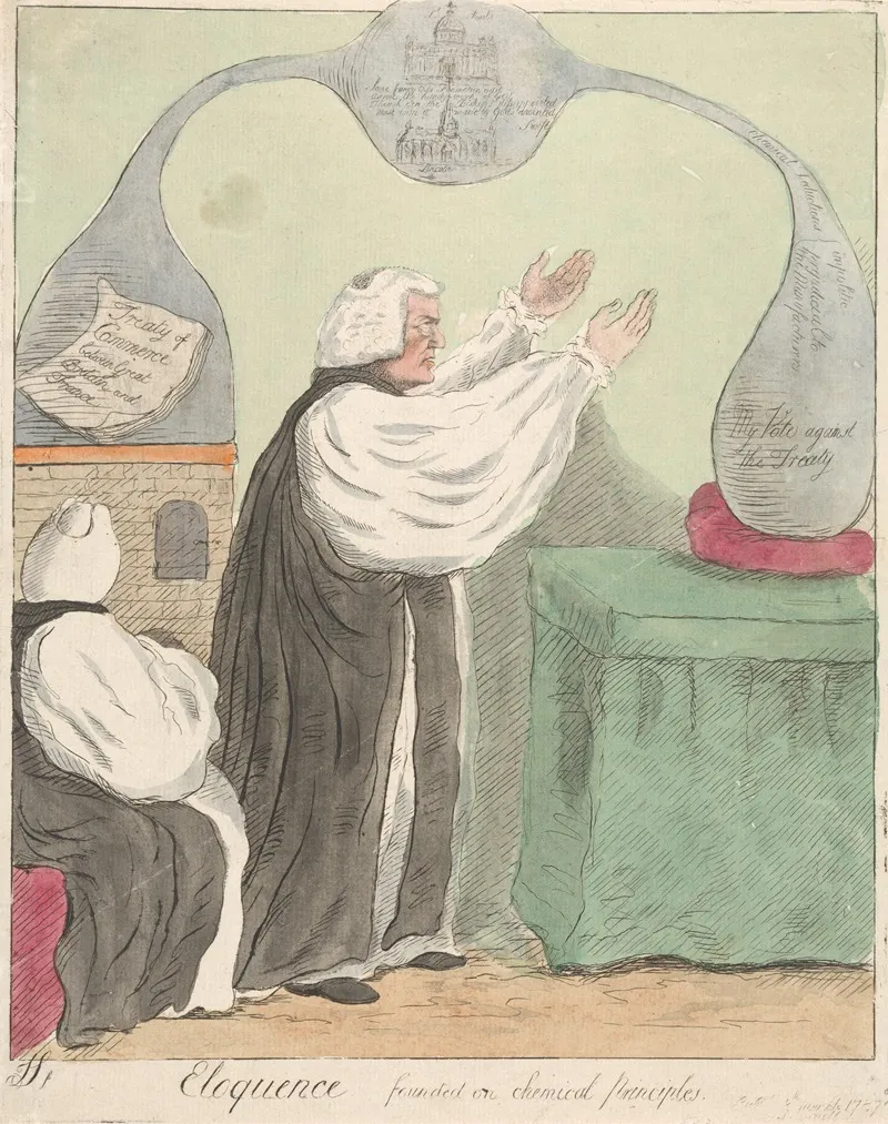 Eloquence Founded On Chemical Principles by James Sayers - Canvas Print