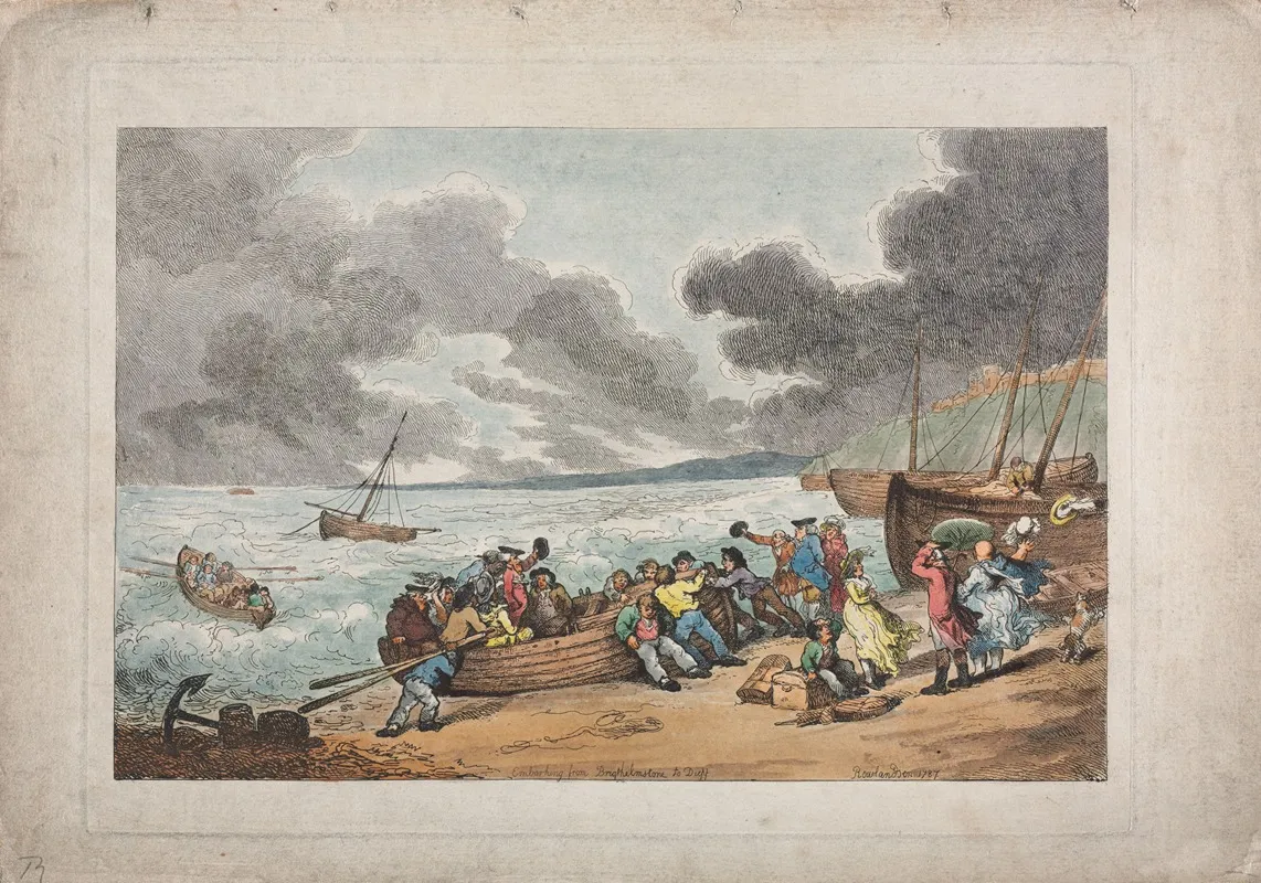 Embarking From Brighthelmstone To Dieppe