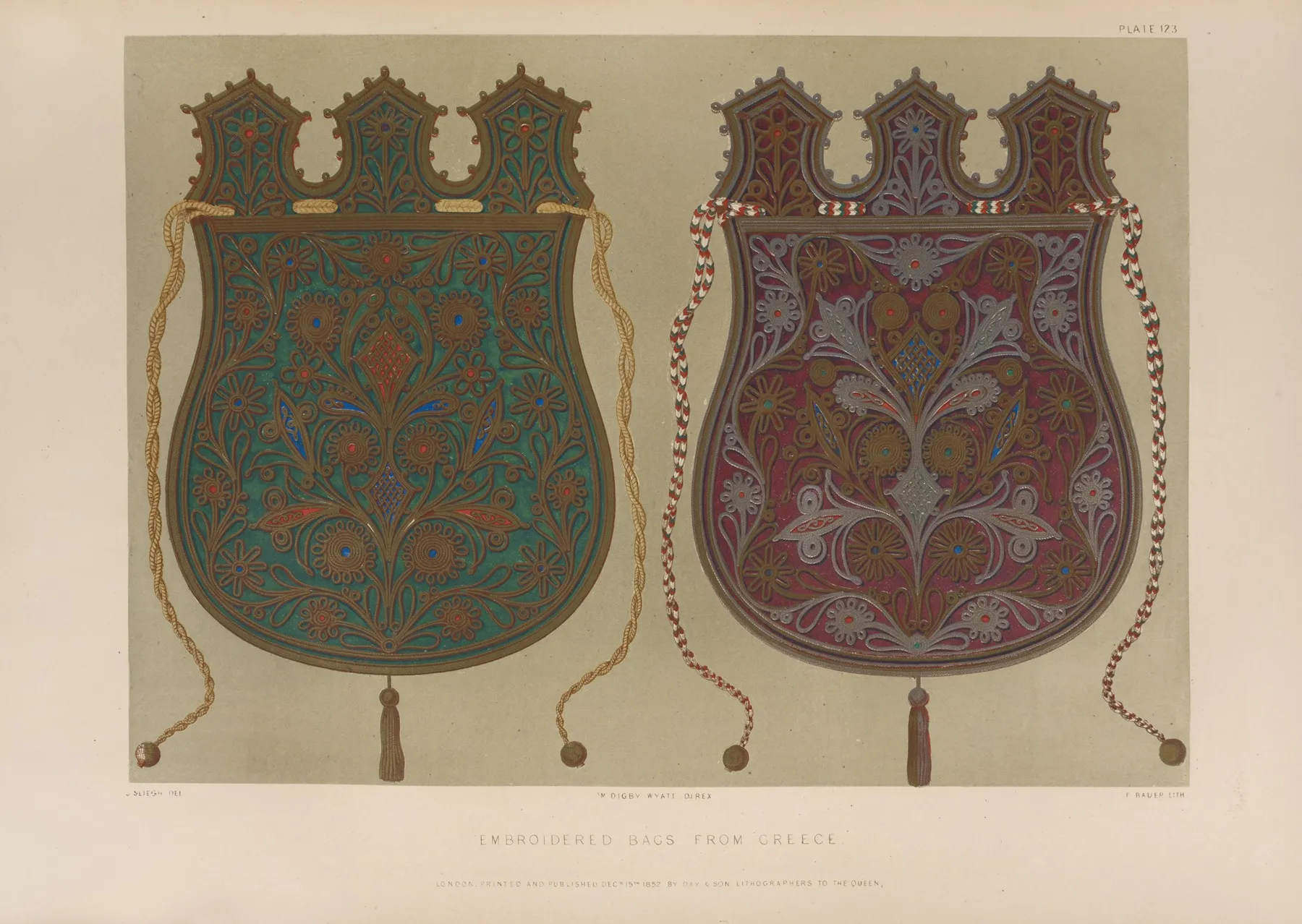 Embroidered Bags From Greece