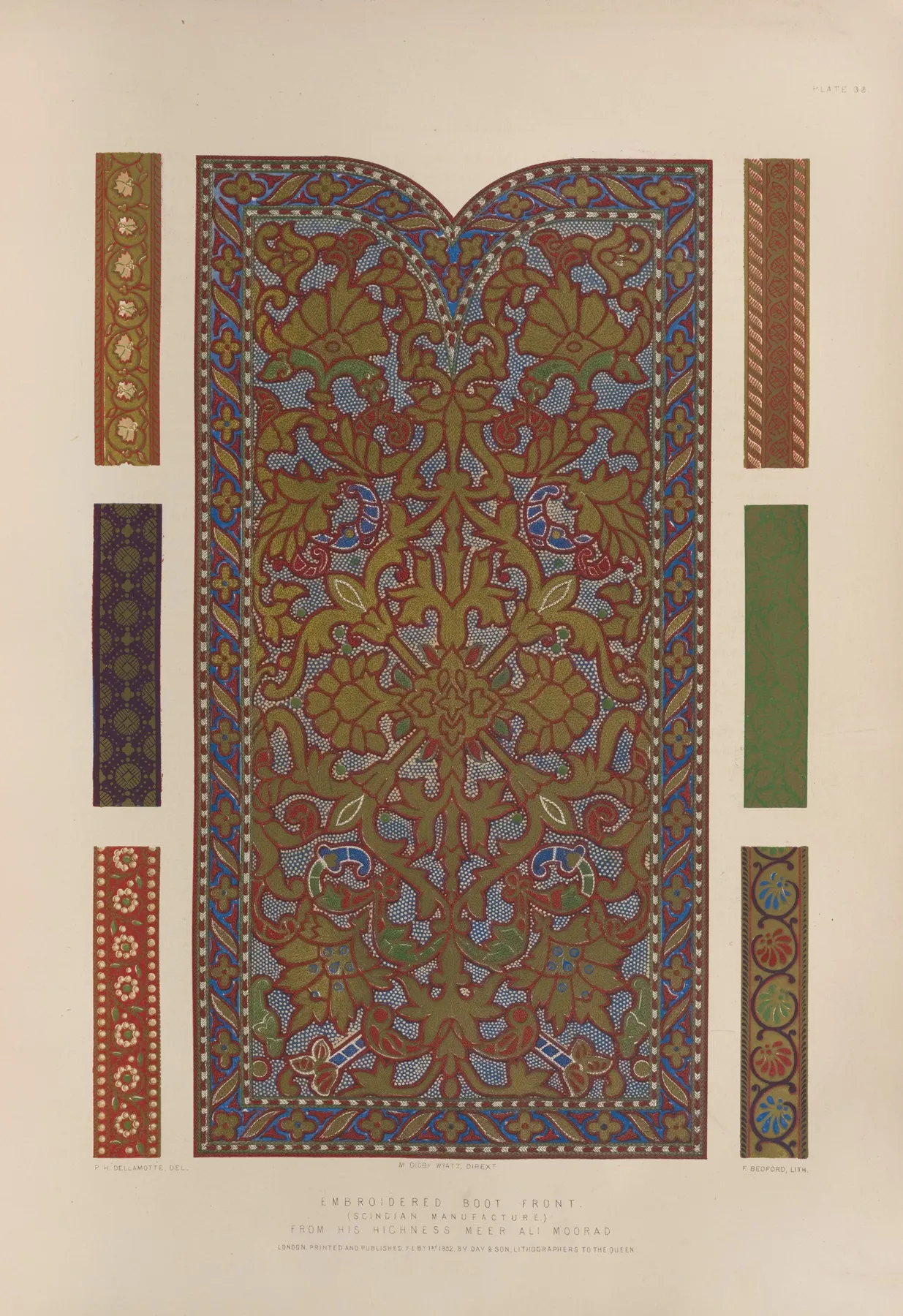 Embroidered Boot Front