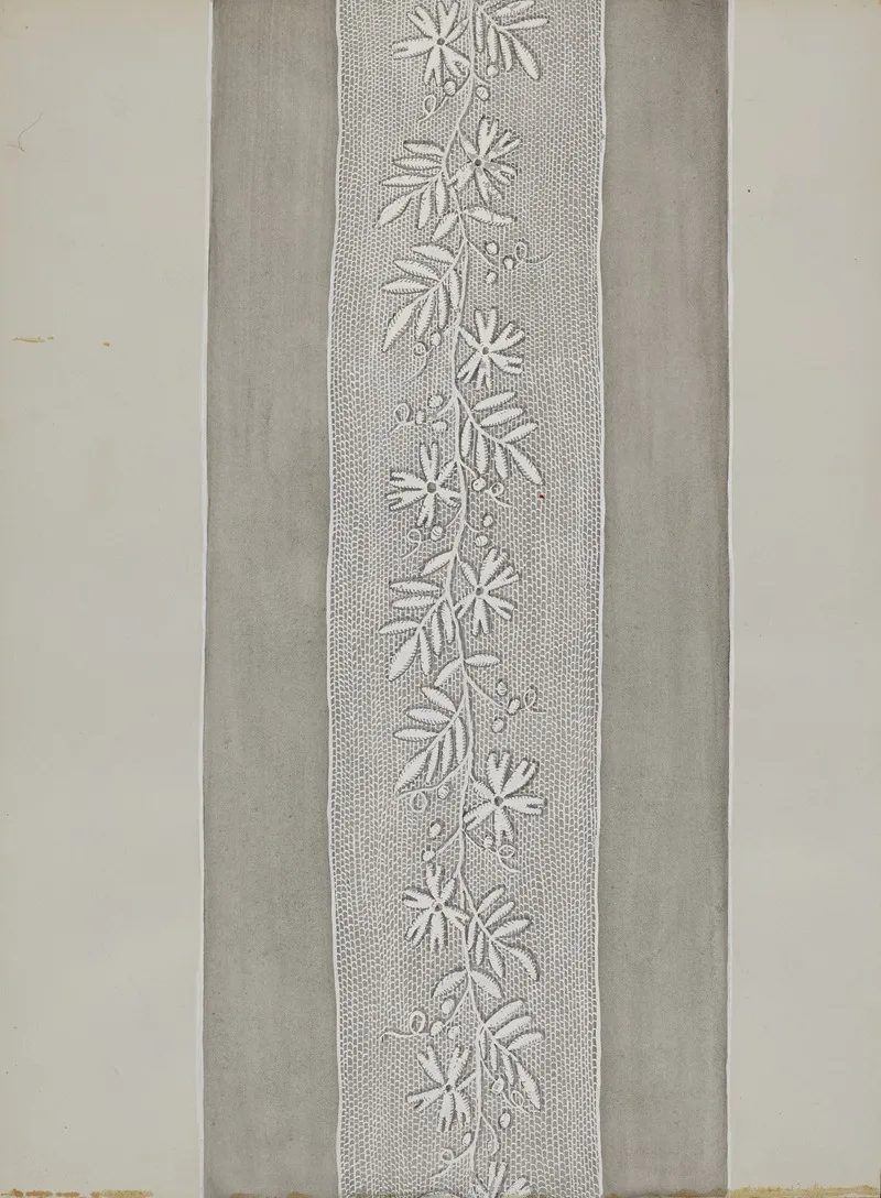 Embroidered Panel For Sleeve