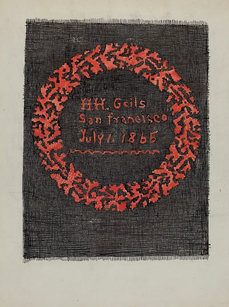 Embroideries by American 20th Century - Canvas Print