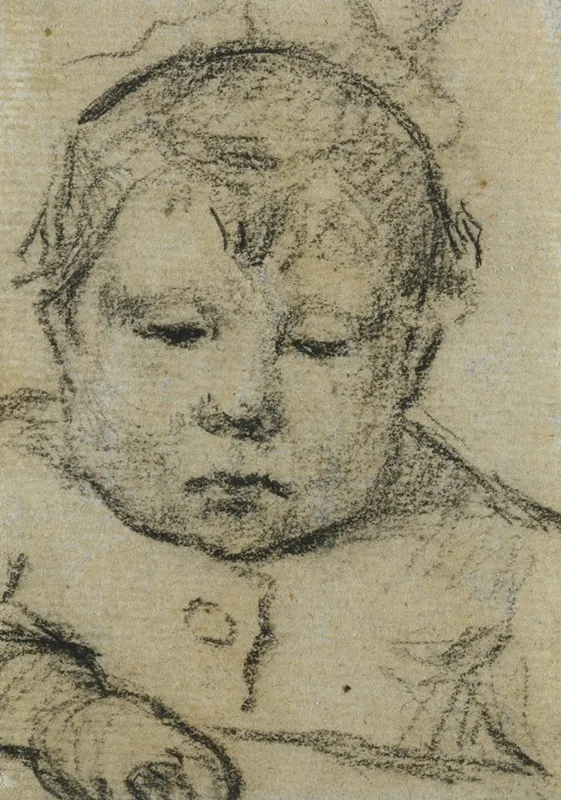 Emil Gauguin As A Child Right Hand Forward