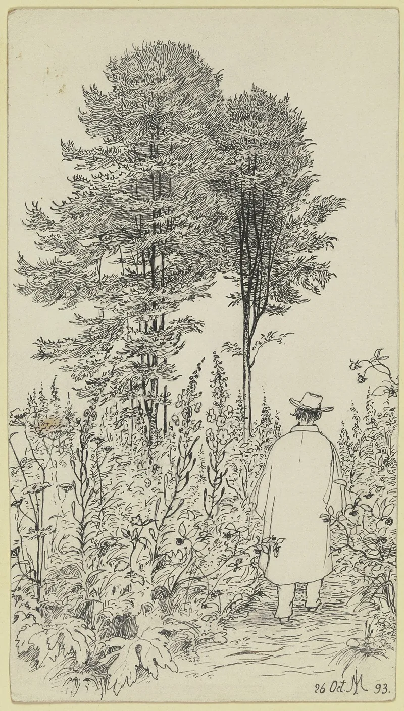 Emil Lugo Beim Spaziergang