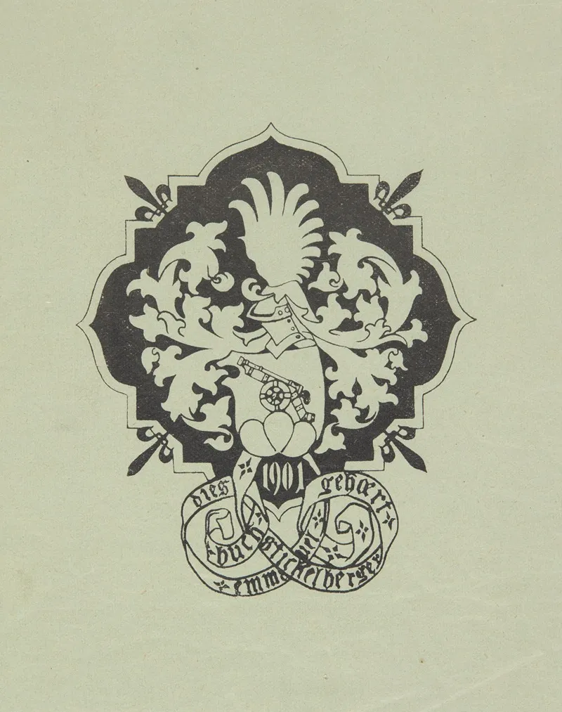 Emmanuel Stickelberger 1884 1962 Ekslibris