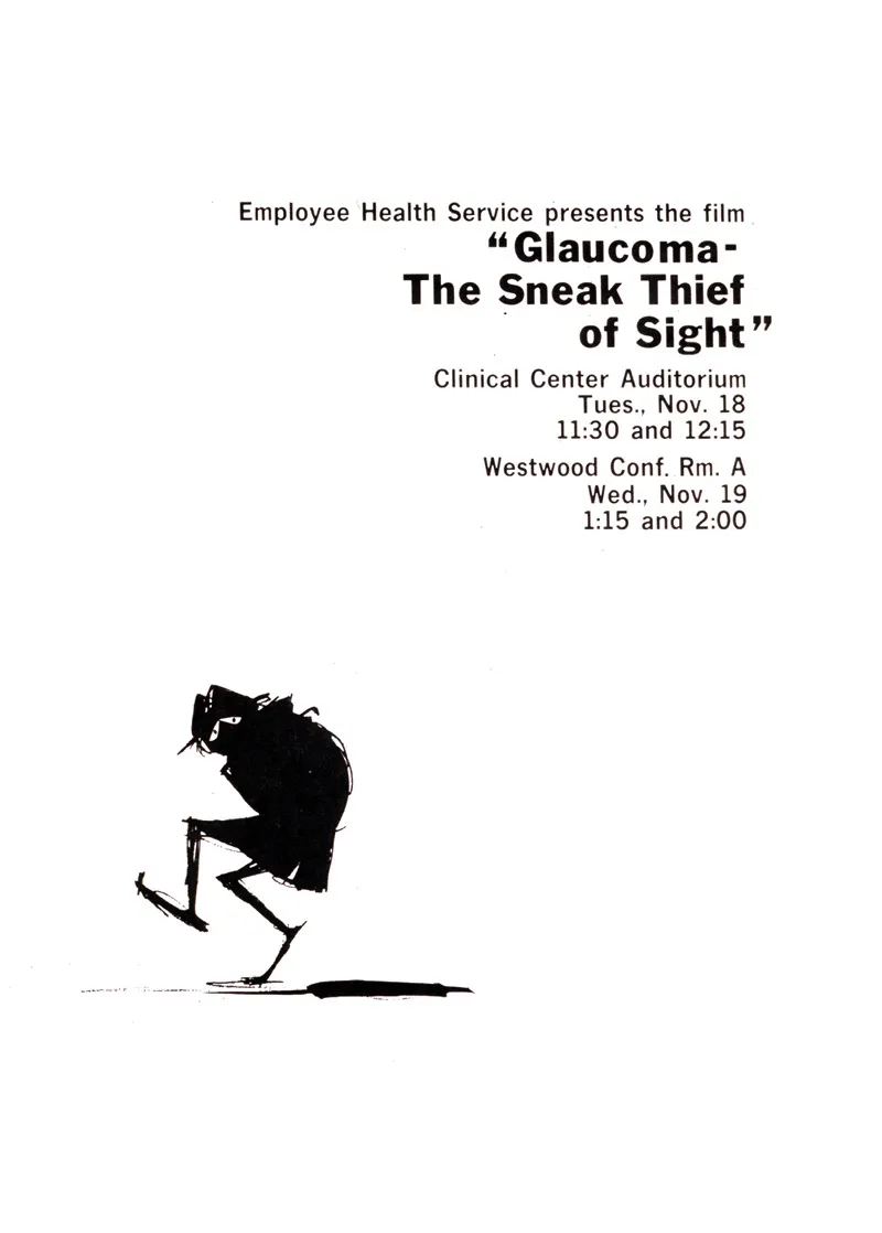 Employee Health Service Presents The Film Glaucoma The Sneak Thief Of Sight