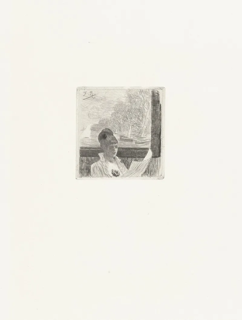 En Hollande by Félicien Rops - Canvas Print