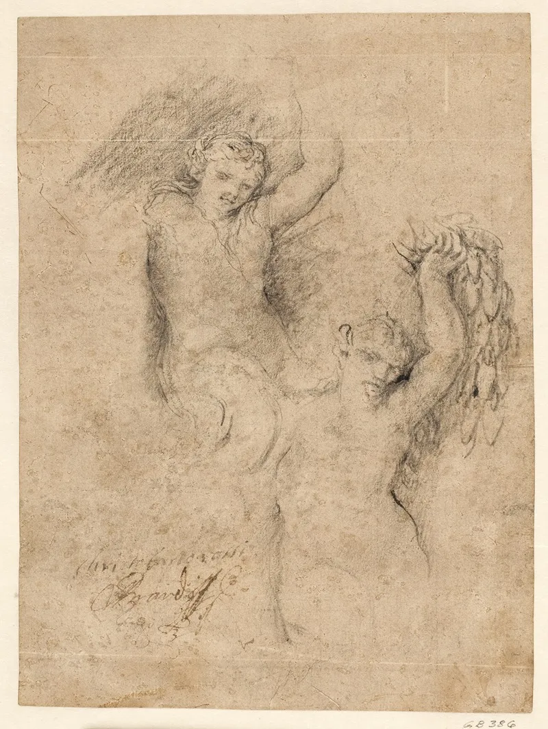 En Nereide Og En Satyr
