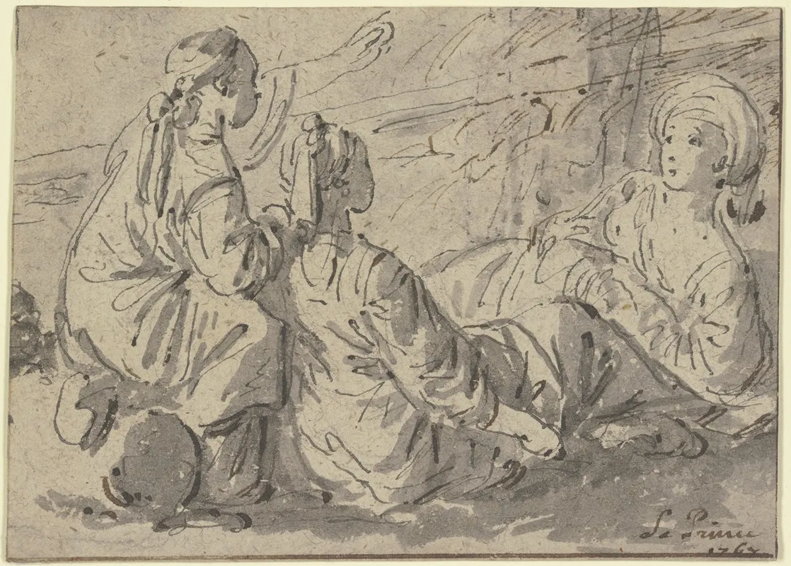 Encamped Oriental Women