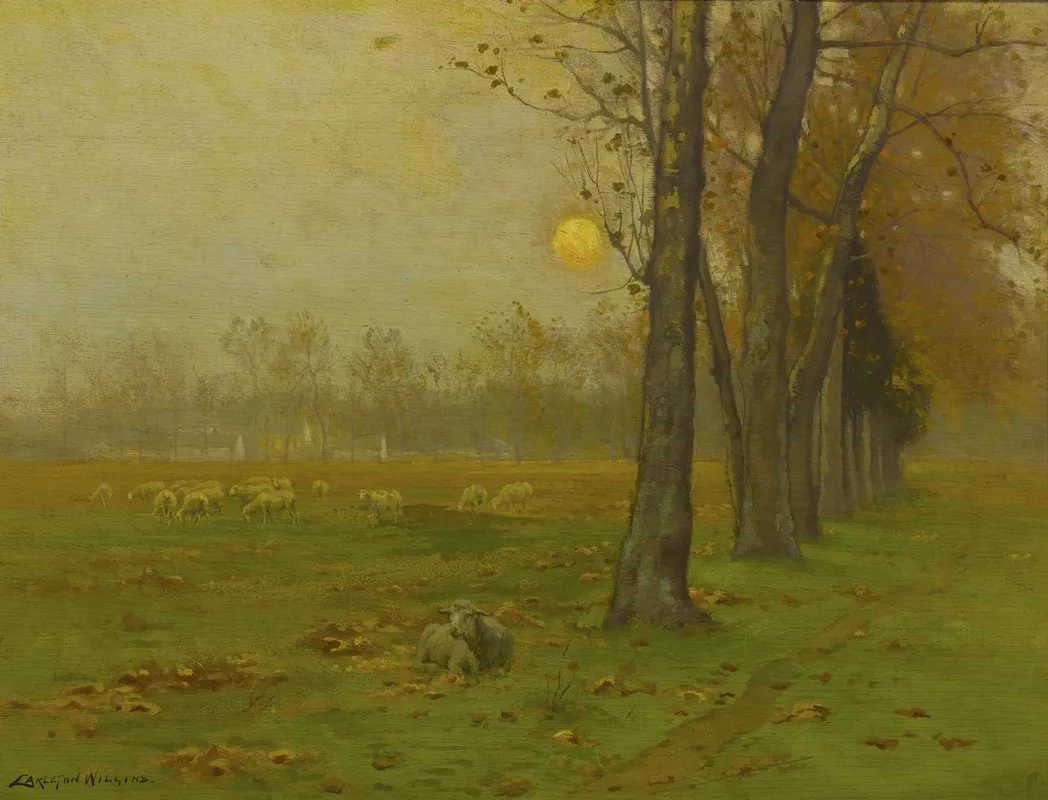 End Of Day The Dying Years by Carleton Wiggins - Canvas Print