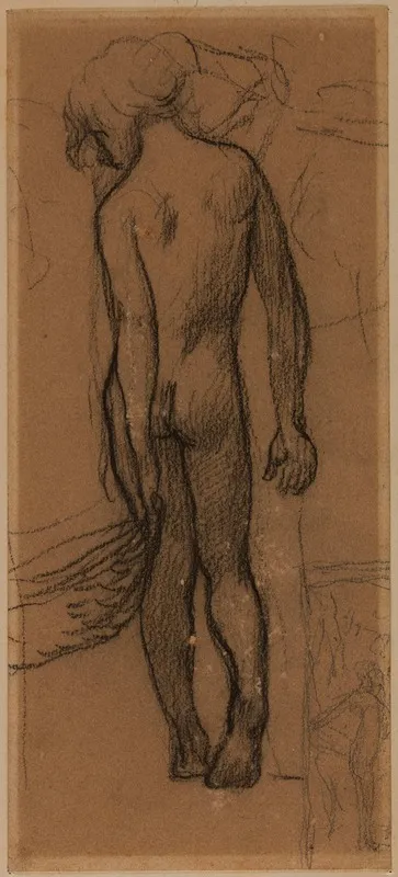 Enfant Nu De Dos