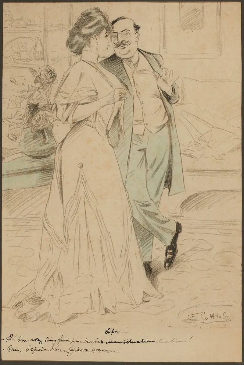 Enfin 2 by Fernand Louis Gottlob - Canvas Print