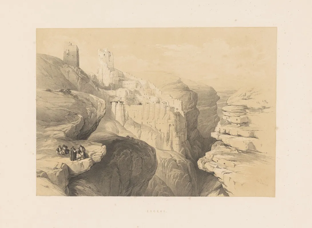 Engedi by François Stroobant - Canvas Print
