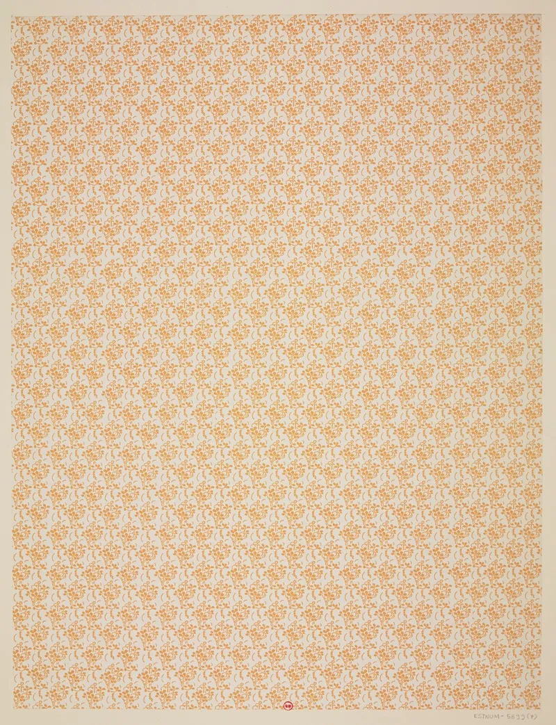 Ensemble De Papiers De Garde Pour Eugene Verneau Pl 07 by George Auriol - Canvas Print