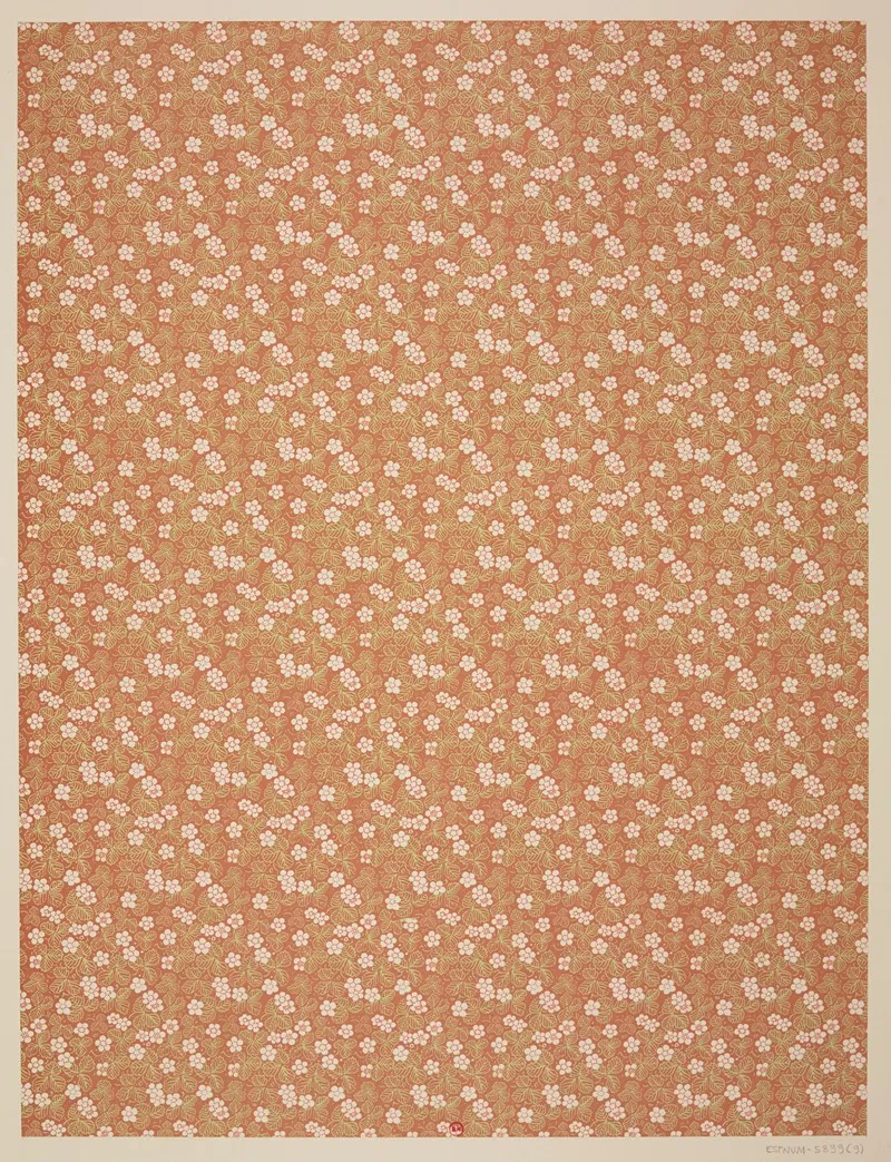 Ensemble De Papiers De Garde Pour Eugene Verneau Pl 09 by George Auriol - Canvas Print