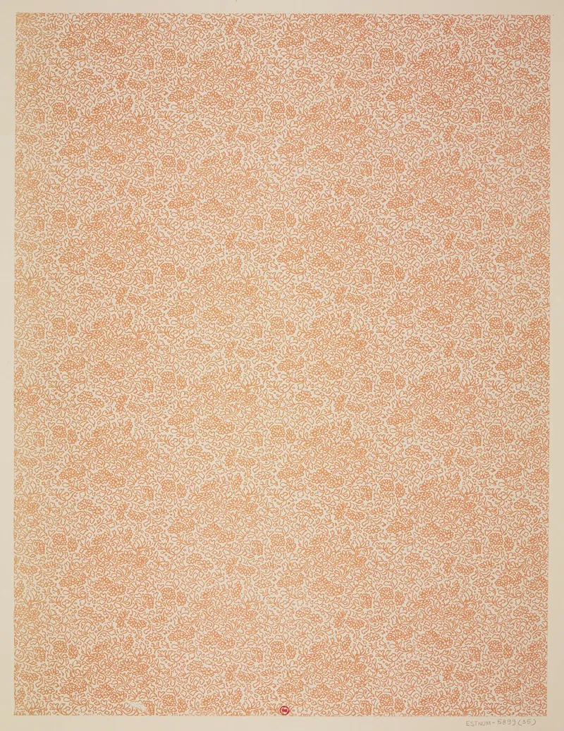 Ensemble De Papiers De Garde Pour Eugene Verneau Pl 35 by George Auriol - Canvas Print