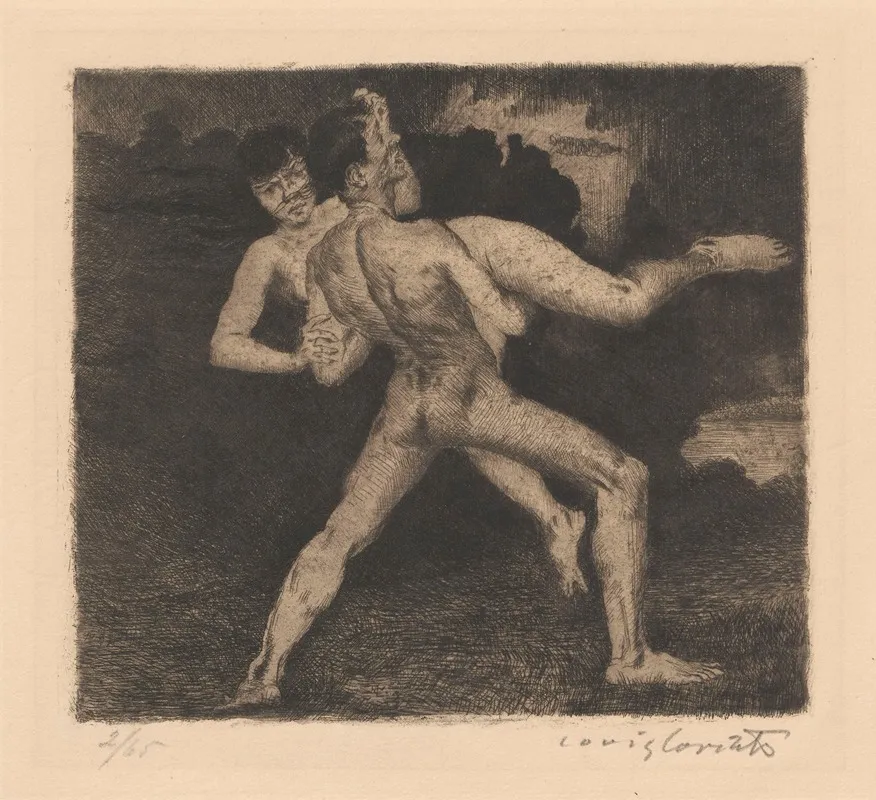 Entfuhrung 2 by Lovis Corinth - Canvas Print