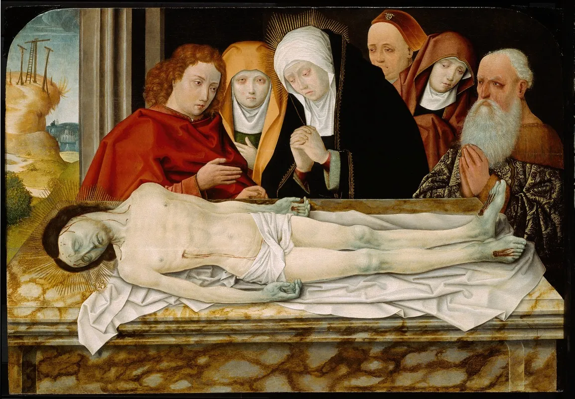 Entombment 5 by German School - Canvas Print