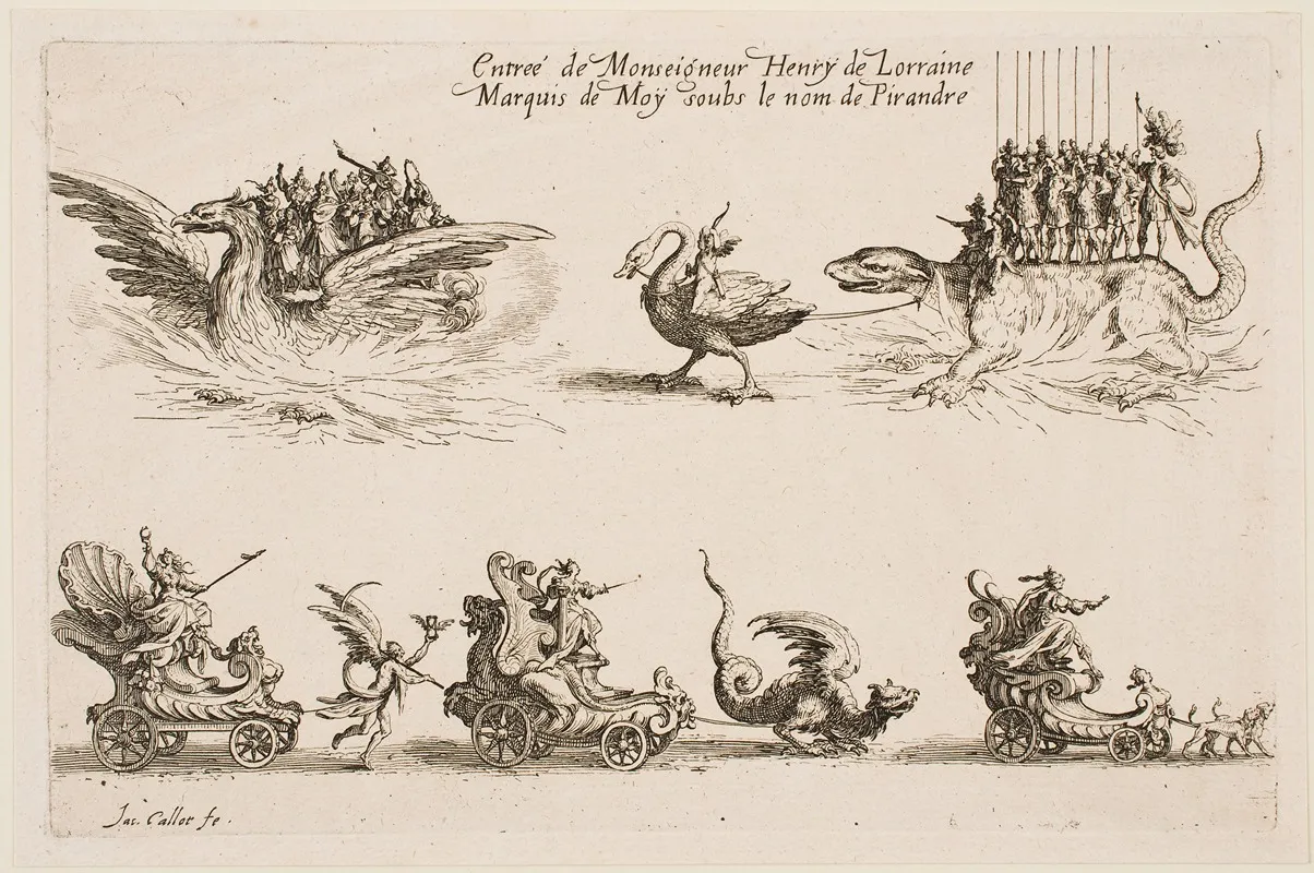 Entrance Of Monseigneur Henry De Lorraine