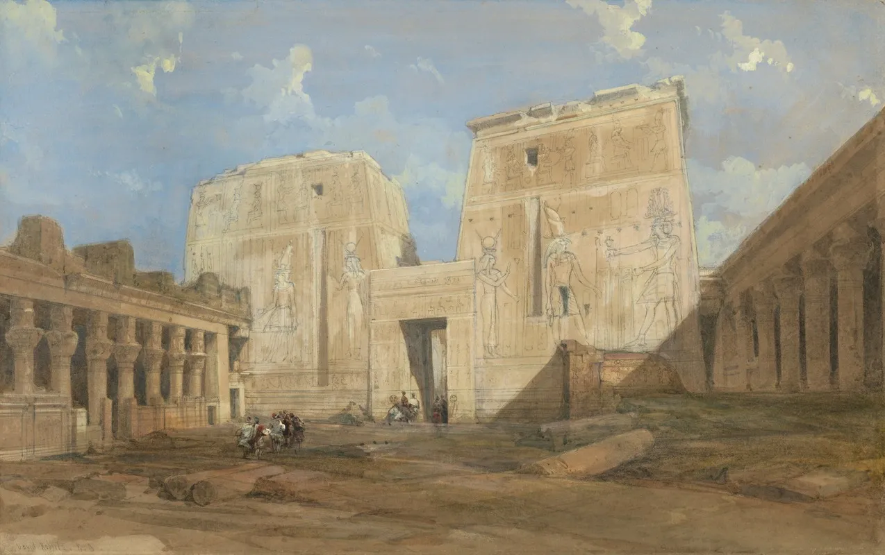 Entrance To The Temple Of Isis Philae