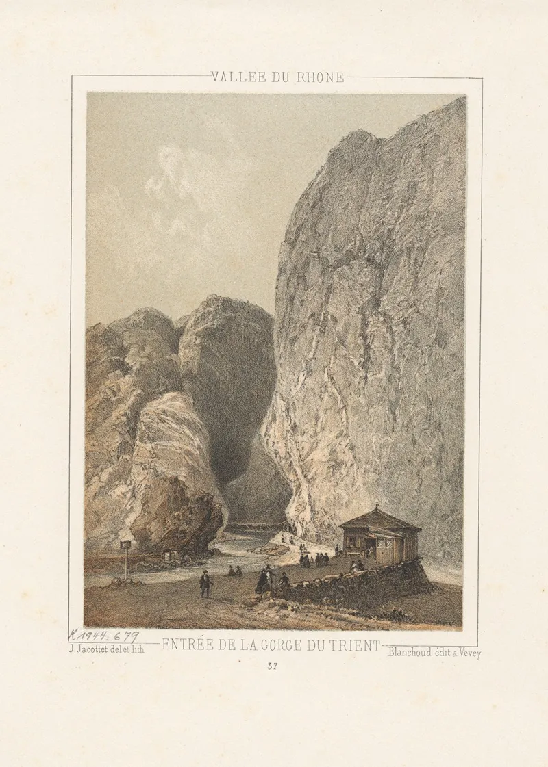 Entree De La Gorge Du Trient
