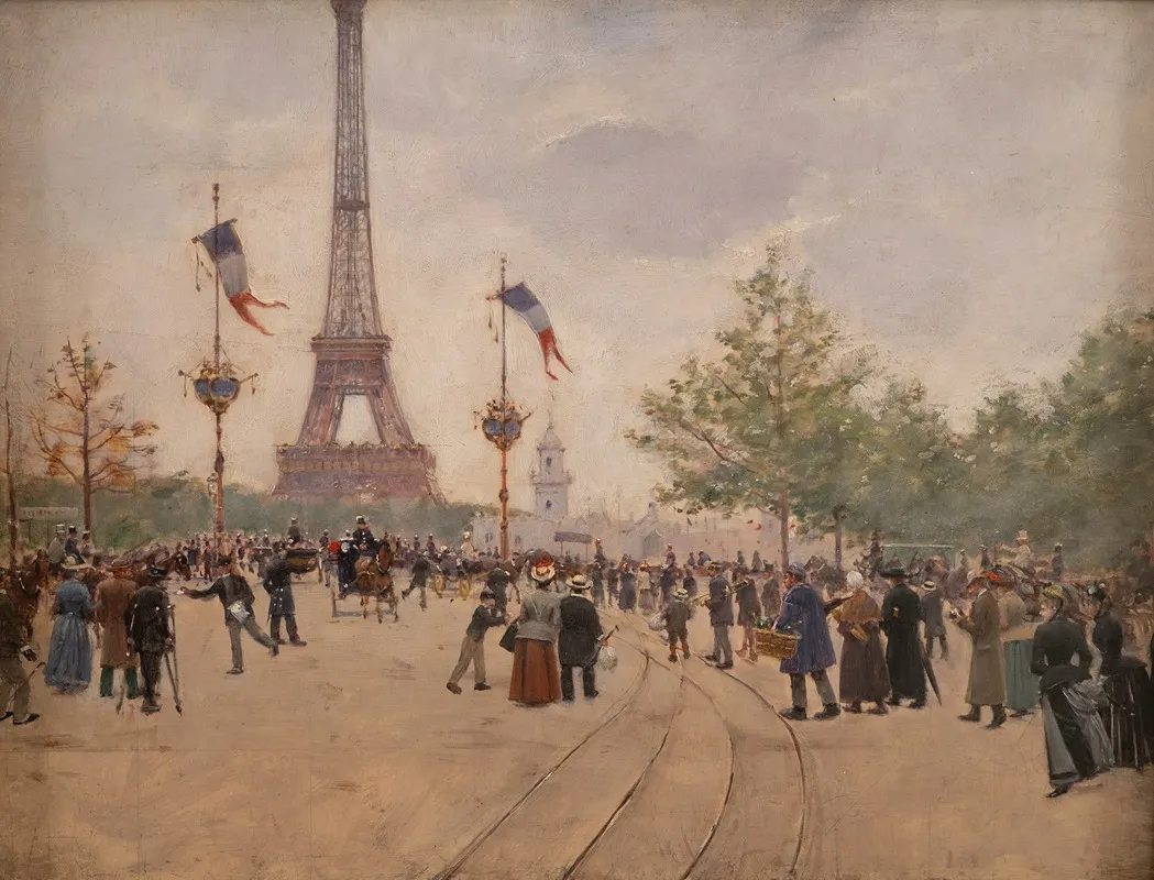 Entree De Lexposition Universelle De 1889