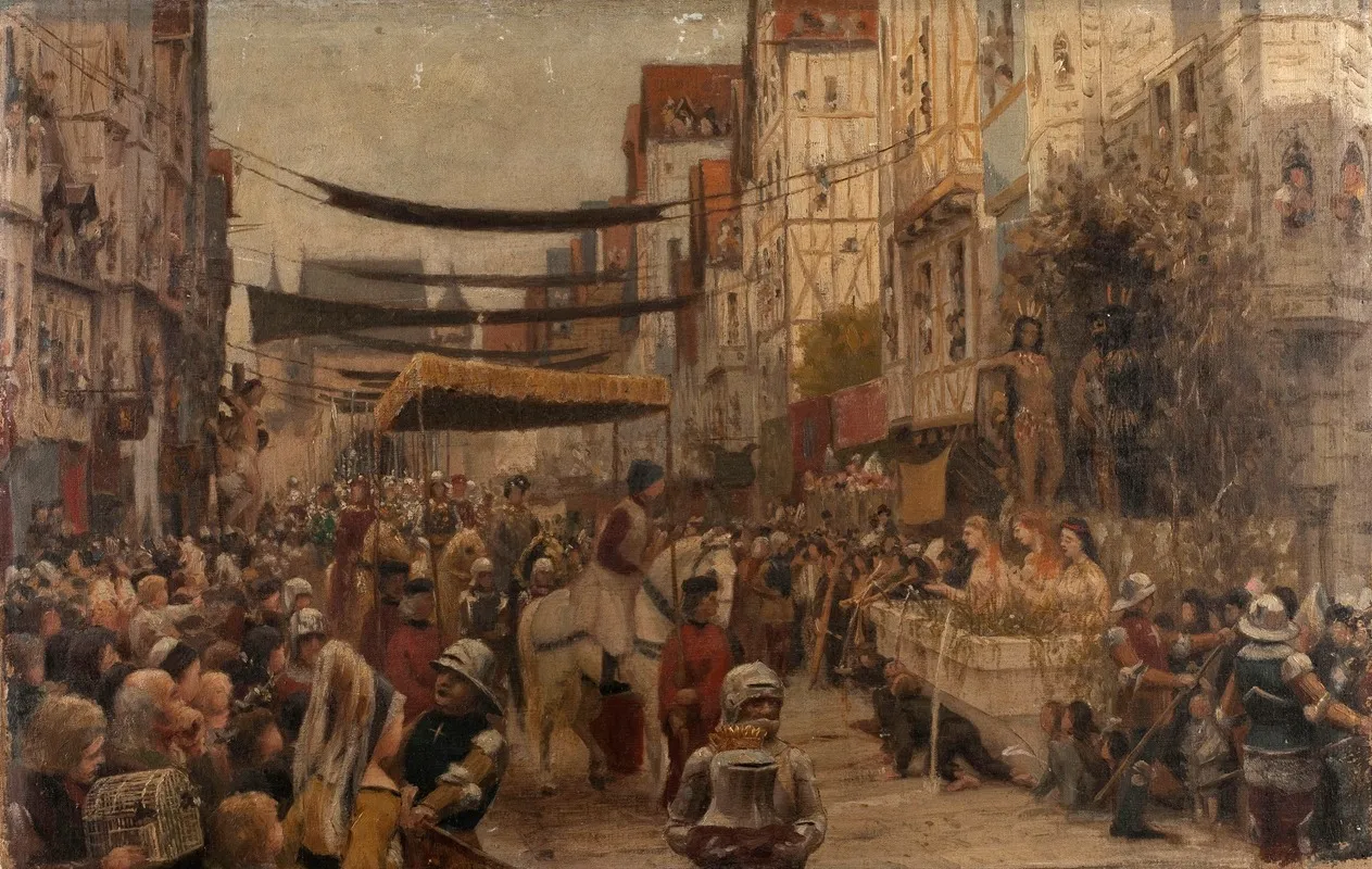 Entree De Louis Xi A Paris