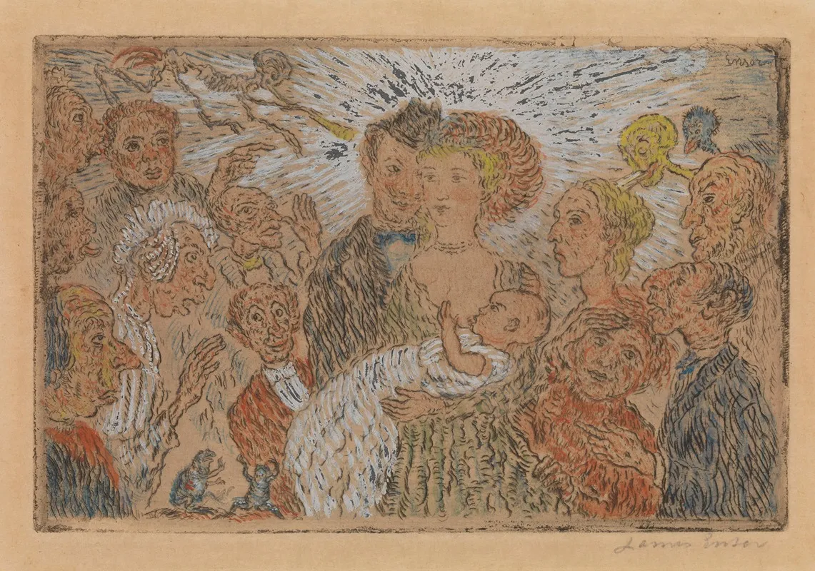 Envy 3 by James Ensor - Canvas Print