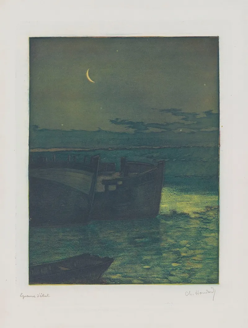 Epaves Navire Echoue Au Clair De Lune