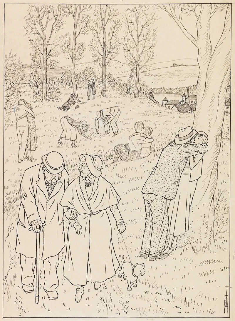 Epilog by Thomas Theodor Heine - Canvas Print
