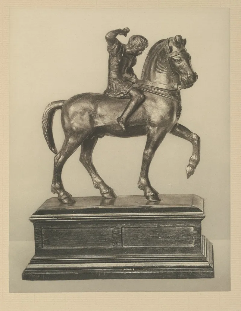 Equestrian Figure Of A Warrior Paduan Beginning Of Xvi Century by Wilhelm von Bode - Canvas Print