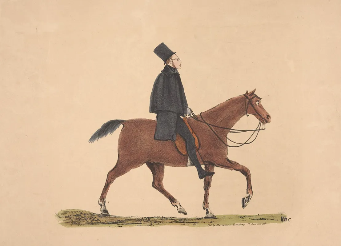 Equestrian Portrait Of A Gentleman