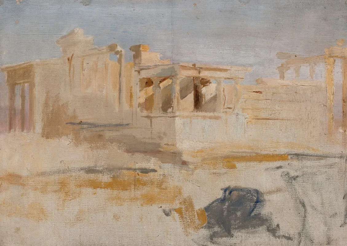 Erechtheion From The Journey To Greece