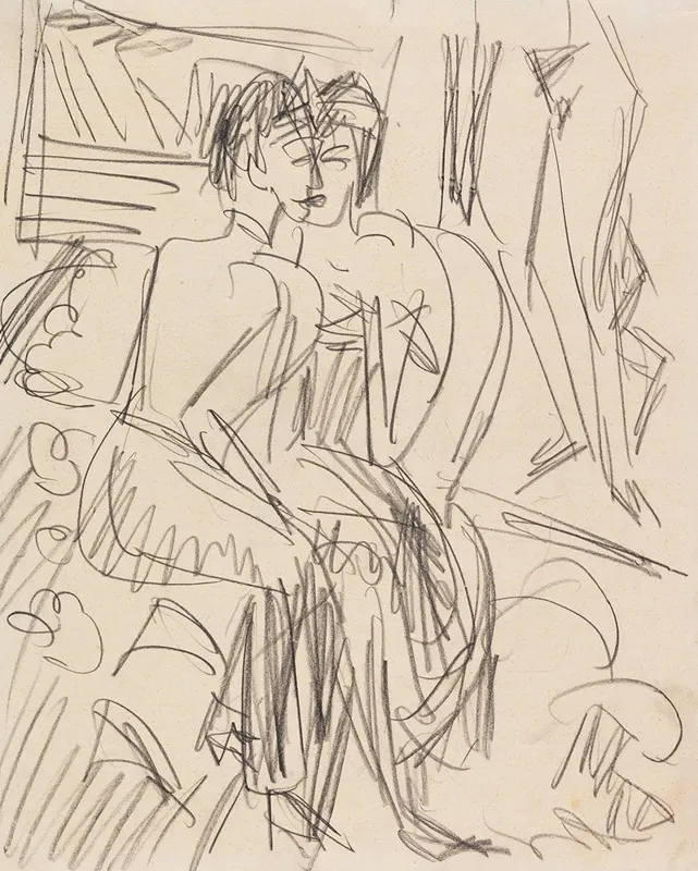 Erna Und Gerda Im Atelier