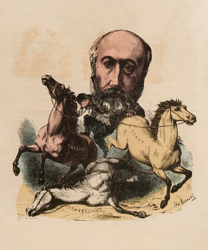 Ernest Feydeau 2 by Edward Ancourt - Canvas Print