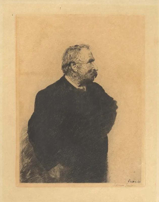 Ernest Rousseau by James Ensor - Canvas Print