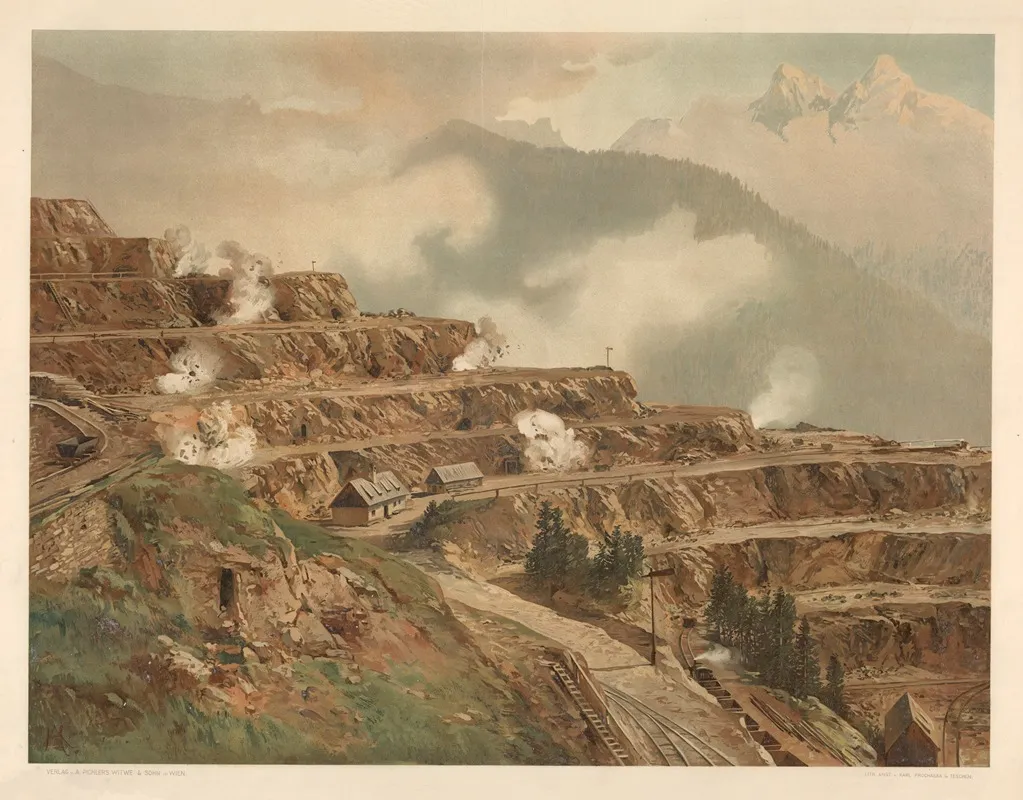 Erzberg by Anton Heilmann - Canvas Print