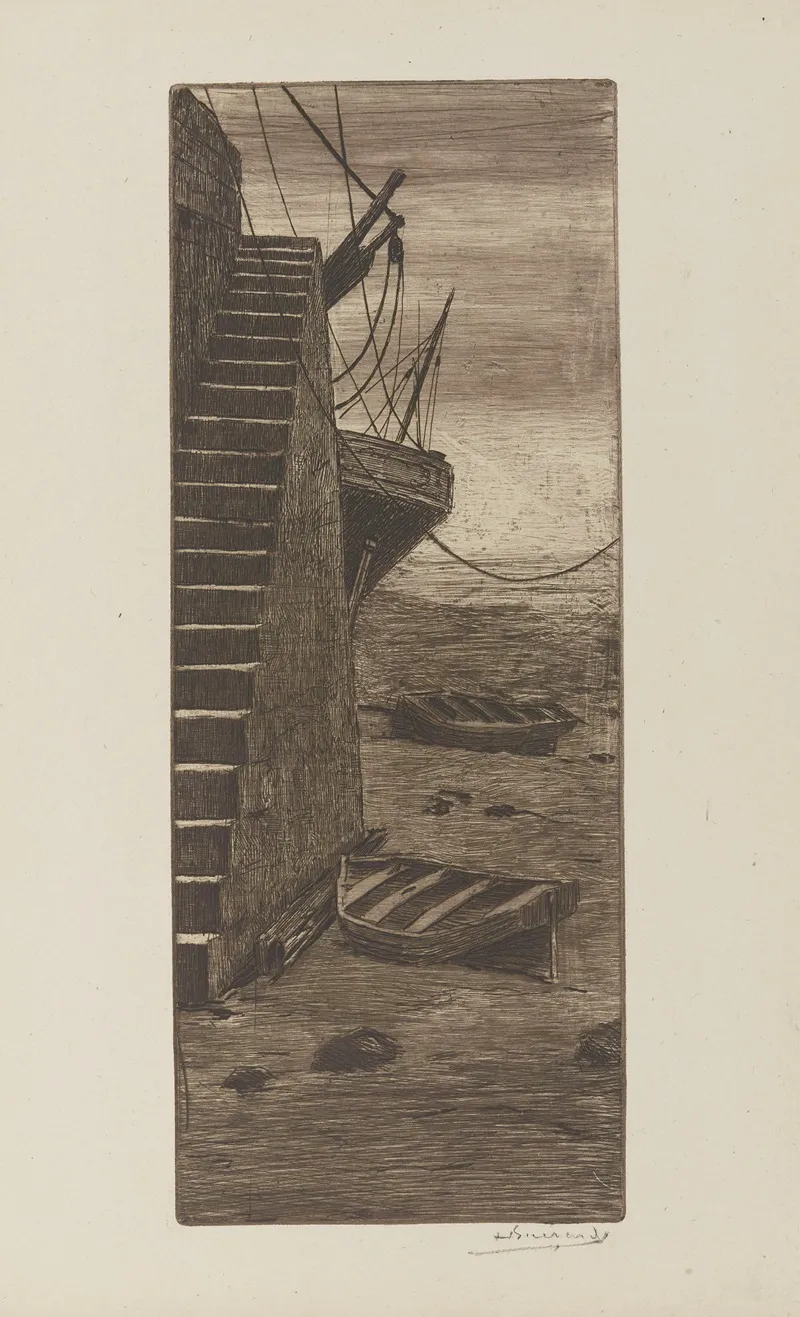 Escalier De La Cale Au Pollet Dieppe