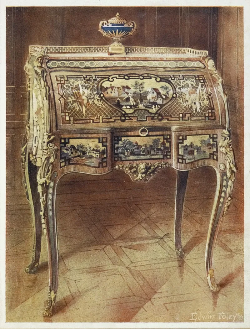 Escritoire A Toilette by Edwin Foley - Canvas Print