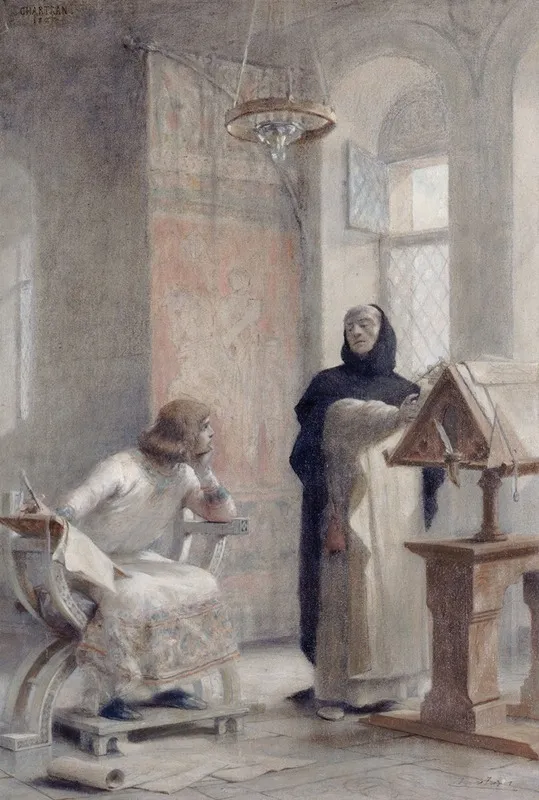 Esquisse Pour Lescalier De La Sorbonne Louis Ix A Labbaye De Royaumont