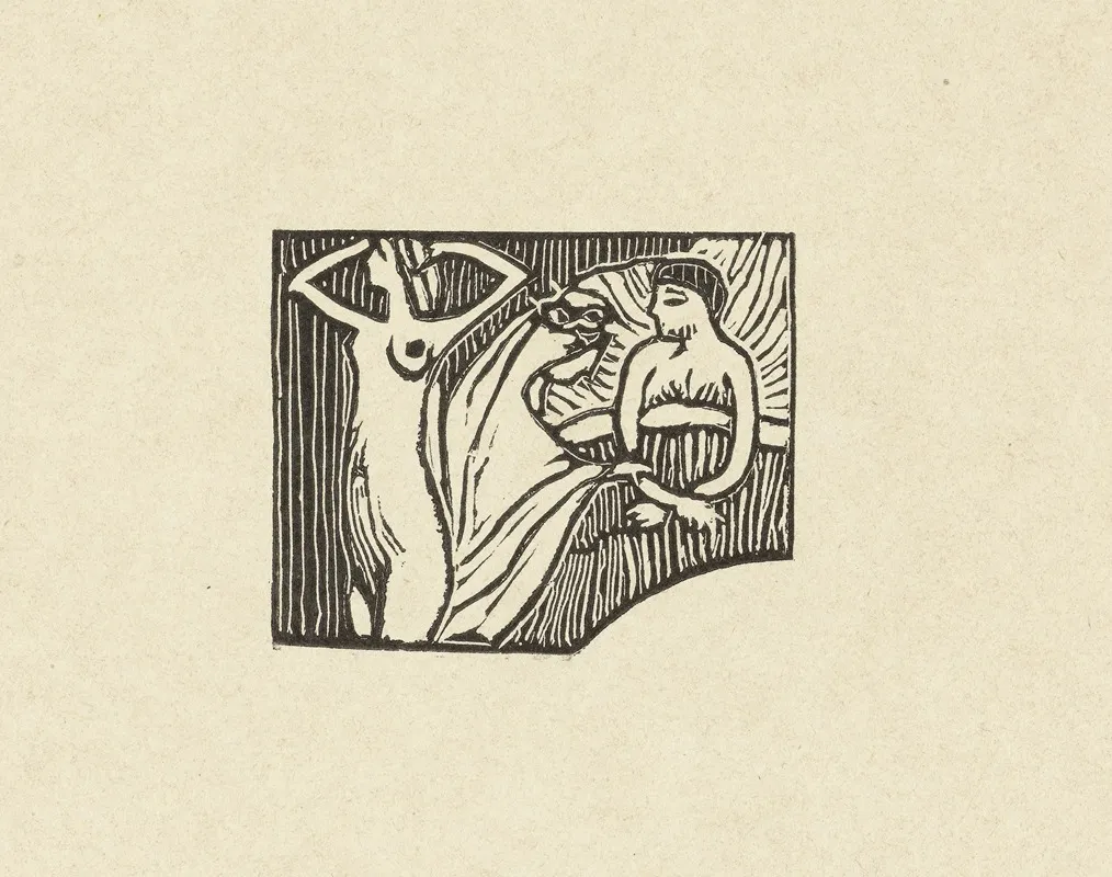 Essaie De Bois Grave Pour Sagesse 2 by Maurice Denis - Canvas Print