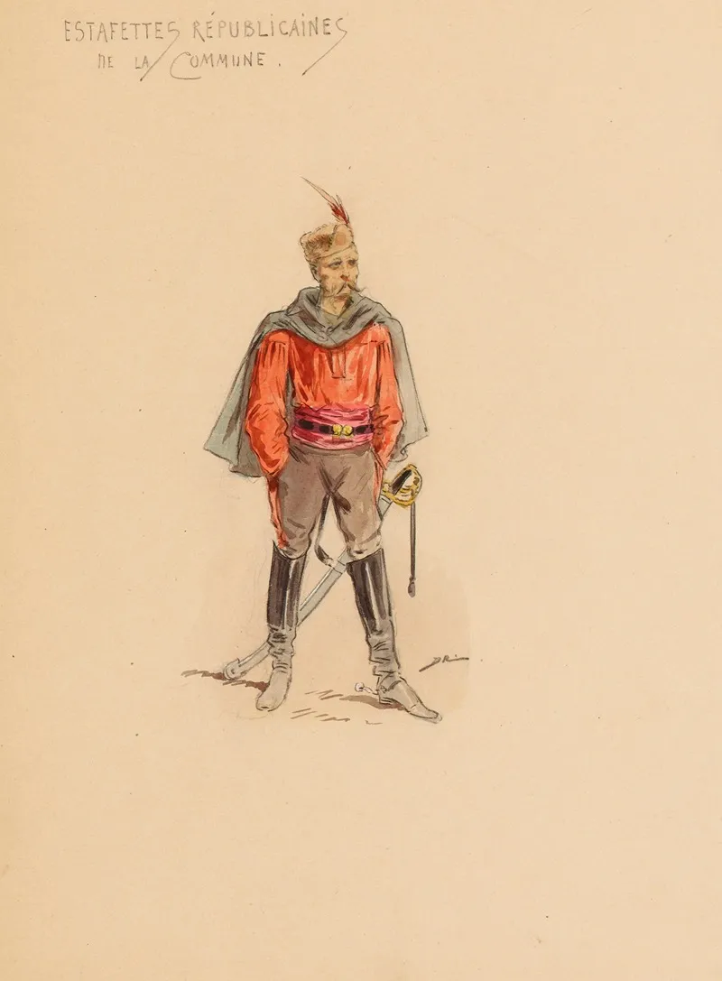Estafettes Republicaines De La Commune
