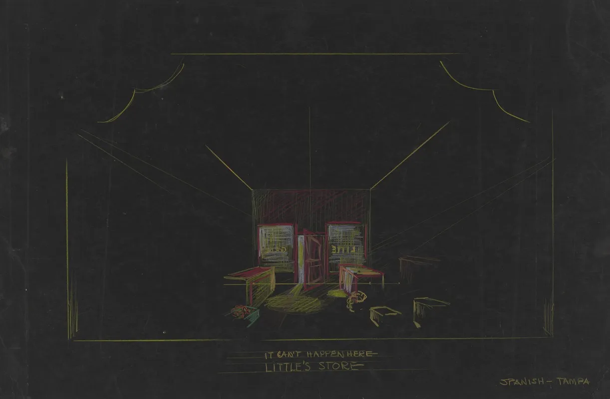 Esto No Pasara Aqui It Cant Happen Here Littles Store by Joseph Lentz - Canvas Print