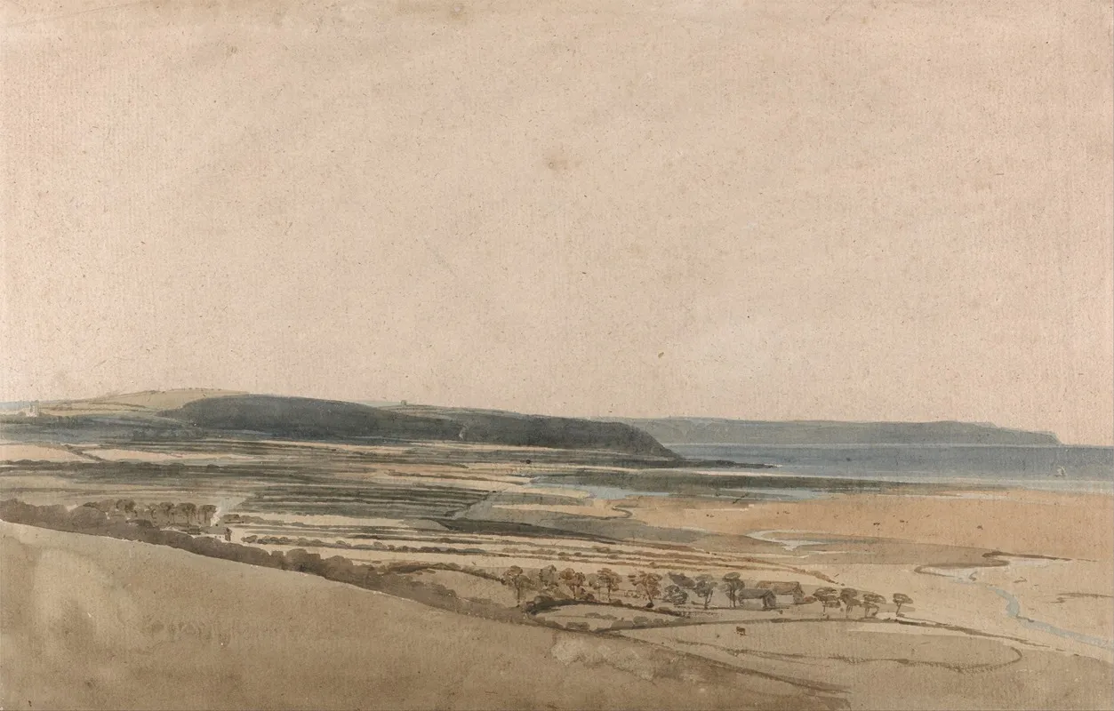 Estuary On The River Taw Devon