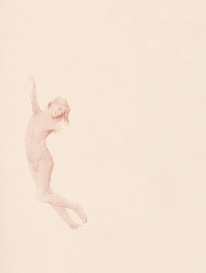 Etude 15 by William Bouguereau - Canvas Print