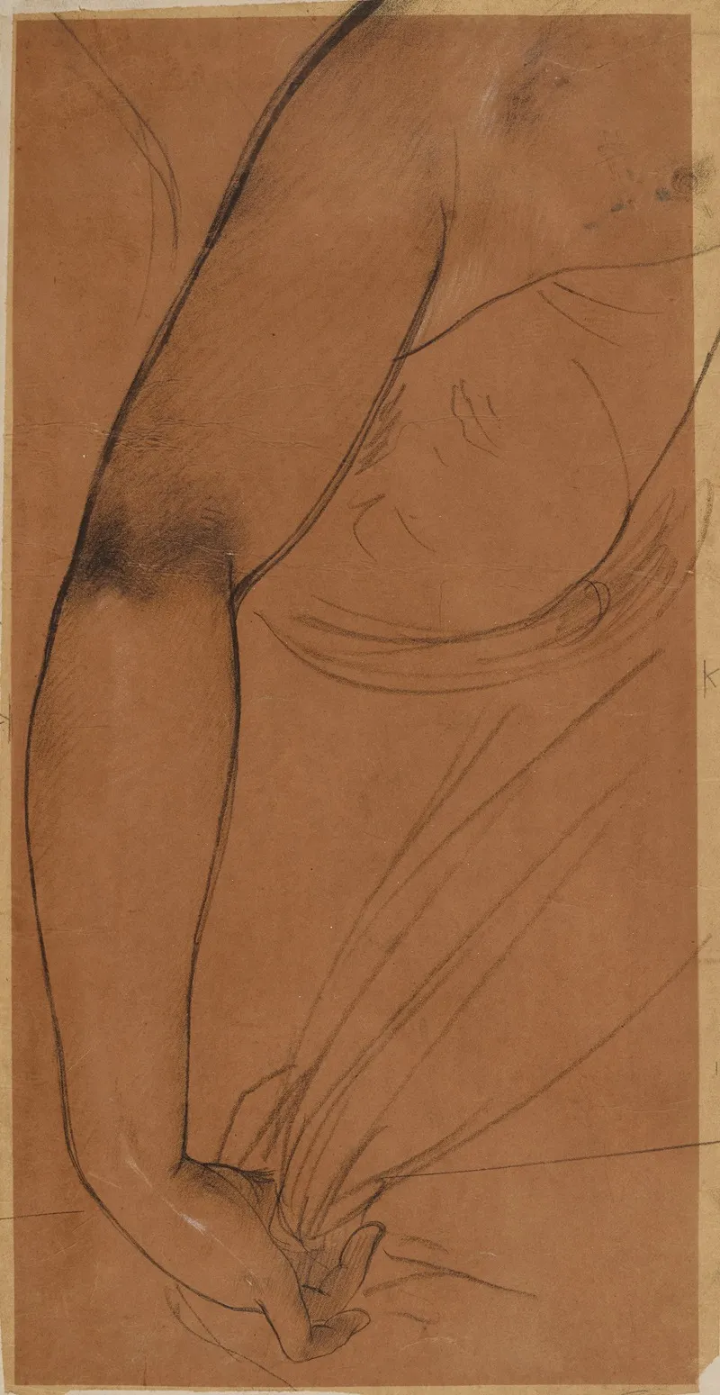 Etude De Bras 5 by Jules Joseph Lefebvre - Canvas Print